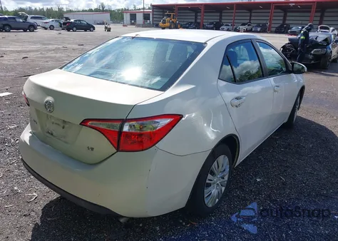 2015 Toyota Corolla Le from USA, damaged, VIN 2T1BURHE4FC298374